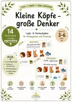 Vorschau - Arbeitsblätter - Logik- & Denkaufgaben mit Selbstkontrolle | 3–6 Jahre - Deckblatt