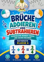 Vorschau - Arbeitsblätter - Bruchrechnung Klasse 6 | Arbeitsheft - Deckblatt