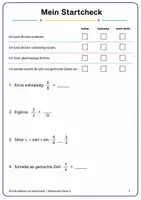 Vorschau - Arbeitsblätter - Bruchrechnung Klasse 6 | Arbeitsheft - Seite 3