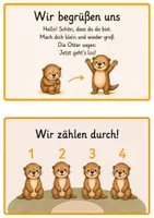 Vorschau - Bildkarten - Morgenkreis Otter-Klasse I 19 Karten - Seite 3