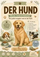 Vorschau - Arbeitsblätter - Der Hund als Haustier Klasse 1 - 2 - Deckblatt