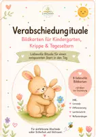Vorschau - Fördermaterial/Inklusion - Verabschiedungsrituale – Bildkarten für einen liebevollen Start in den Kindergartentag - Deckblatt