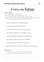 Vorschau - Arbeitsblätter - Satzreihen lesen: Tierwissen – Leseflüssigkeit & Lesetraining Grundschule - Seite 3
