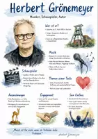 Vorschau - Arbeitsblätter - Lernplakat + Arbeitsblätter zum Thema "Herbert Grönemeyer" + Lösung & MP3 + Mindmap - Deckblatt