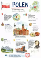 Vorschau - Arbeitsblätter - Lernposter + Arbeitsblätter zum Thema "Polen" + Lösung & MP3 + Mindmap + Infografik - Deckblatt