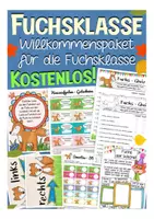 Vorschau - Präsentationen/Tafelbilder - Kostenlos! Materialpaket für die Fuchsklasse - Deckblatt