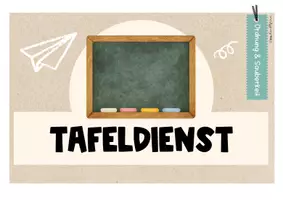 Vorschau - Poster - Klassendienste | 52 Schilder + JPG-Vorlage | Classroom Management - Seite 3
