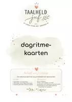 Voorbeeld - dagritmekaarten lagere school - Voorblad