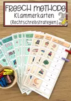 Vorschau - Anderer Materialtyp - Fresch Methode Klammerkarten (Rechtschreibstrategien) - Deckblatt