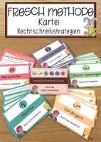 Vorschau - Anderer Materialtyp - Fresch Methode Kartei Rechtschreibstrategien - Deckblatt