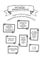 Vorschau - Arbeitsblätter - 25 Bibelgeschichten (NT): Ausmalbilder und Wortsuchrätsel - Seite 2