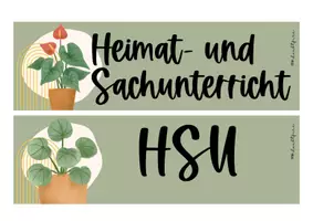 Vorschau - Poster - Tagestransparenz Grundschule | Stundenplankarten & Fächerkarten | Boho Pflanzen - Seite 2