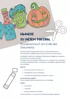 Vorschau - Stundenentwürfe - Kumst Halloween Klasse 3 - Kunst Halloween Klasse 4 - Seite 1