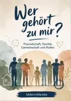 Vorschau - Unterrichtsreihen - Wer gehoert zu mir - Freundschaft Familie Gemeinschaft Rollen -Unterrichtsreihe - Deckblatt