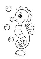 Vorschau - Mal- und Bastelvorlagen - 25 Ausmalbilder zur Unterwasserwelt | Meerestiere-Freebie für Kita & Vorschule - Seite 2