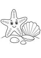 Vorschau - Mal- und Bastelvorlagen - 25 Ausmalbilder zur Unterwasserwelt | Meerestiere-Freebie für Kita & Vorschule - Seite 3
