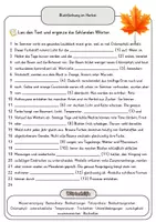 Vorschau - Arbeitsblätter - Blattfärbung im Herbst Lückentext mit Wortspeicher und Transferaufgabe plus Lösungen einfach erklärt - Seite 2