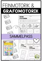 Vorschau - Arbeitsblätter - Feinmotorik & Grafomotorik – Stationen für einen gelungenen Schulstart - Seite 1
