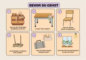 Vorschau - Poster - Checkliste für den Werkraum (A3-Poster) - Deckblatt