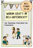 Vorschau - Stundenentwürfe - Erste Religionsstunde nach den Ferien Klasse 7, 8, 9, 10 - Deckblatt