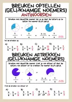 Voorbeeld - Optellen en aftrekken met breuken - Wiskunde - Pagina 3