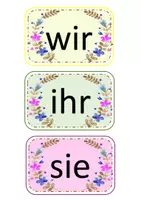 Vorschau - Fördermaterial/Inklusion - Verben konjugieren - Tafelmaterial - Seite 3