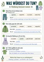 Vorschau - Arbeitsblätter - Second Hand - Kleidung reparieren - Reparieren statt neu - Seite 2