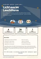Vorschau - Stundenentwürfe - Escape Room Deutsch Klasse 1/2: Licht aus im Leuchtturm - Seite 1