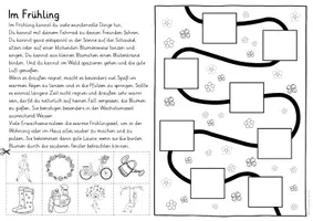 Vorschau - Arbeitsblätter - Deutsch - Lesewege Frühling - Seite 3