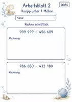 Vorschau - Arbeitsblätter - Schriftliche Subtraktion bis 1 Million | Mathematik Klasse 4 | 10 Arbeitsblätter als PDF - Seite 2