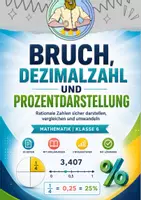 Vorschau - Arbeitsblätter - Brüche, Dezimalzahlen und Prozentdarstellung | Klasse 6 - Deckblatt