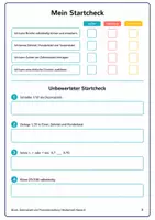 Vorschau - Arbeitsblätter - Brüche, Dezimalzahlen und Prozentdarstellung | Klasse 6 - Seite 3