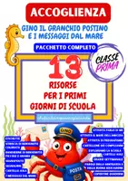 anteprima - Piani di lezione - ACCOGLIENZA PRIMA - GINO IL POSTINO E IL MARE DELL'AMICIZIA - Pagina di copertina