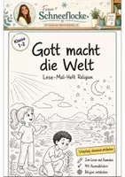 Vorschau - Arbeitsblätter - Religion Klasse 2 Schöpfung Lese-Mal-Heft Religion - Deckblatt
