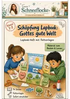 Vorschau - Arbeitsblätter - Schöpfung Lapbook Klasse 2 Gottes gute Welt | Religion Klasse 1-2 - Deckblatt