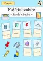 Vorschau - Spiele - Matériel scolaire - Merk es dir (Schulmaterialien Französisch) - Deckblatt