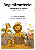 Vorschau - Unterrichtsreihen - Begleitmaterial zu Bilderbuch "Genug gebrüllt, Löwe!" - Klassenregeln - Deckblatt