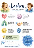 Vorschau - Arbeitsblätter - Lernposter + Arbeitsblätter "Lachen" + Lösung & MP3 + Mindmap + Infografik - Deckblatt