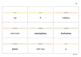 Vorschau - Spiele - Musikspiel-Trio: 3-in-1 Legespiel
Lautstärkesymbole, Dynamikzeichen und Spielweisen - Seite 3