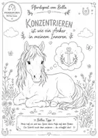 Vorschau - Mal- und Bastelvorlagen - Ausmalbild Konzentrieren - Deckblatt