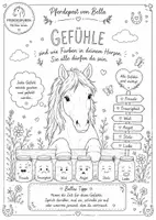 Vorschau - Mal- und Bastelvorlagen - Ausmalbild Gefühle - Deckblatt
