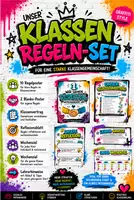 Vorschau - Stundenentwürfe - Klassenregeln Paket | Klassenvertrag, Reflexion & Wochenziele | Classroom Management - Deckblatt