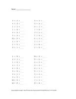 Vorschau - Arbeitsblätter - Materialpaket - Vier Excel Arbeitsblatt-Generatoren - Seite 1