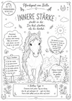 Vorschau - Mal- und Bastelvorlagen - Ausmalbild Innere Stärke - Deckblatt