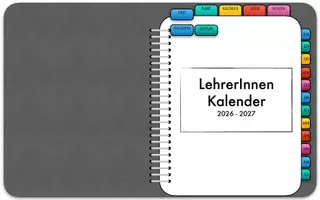 Vorschau - Lehrpläne/Lehrermaterial - Teacher Planner 2026/27 – Lehrerplaner für das gesamte Schuljahr - Deckblatt