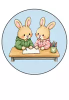 Vorschau - Präsentationen/Tafelbilder - Sozialformen – Bildkarten für die Grundschule | Hasenklasse - Seite 3
