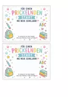 Vorschau - Anderer Materialtyp - Schulstart Geschenk – Prickelnder Start mit Brause-Brocken - Seite 1