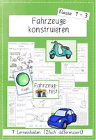 Vorschau - Unterrichtsreihen - Unterrichtsreihe: Fahrzeuge bauen (Grundschule Sachunterricht Klasse 1-3) - Seite 1