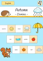 Vorschau - Spiele - AUTUMN / Herbst - Spielepaket - Vokabeln lernen - Seite 1