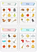 Vorschau - Spiele - Autumn BINGO (Herbst Englisch) - Seite 2